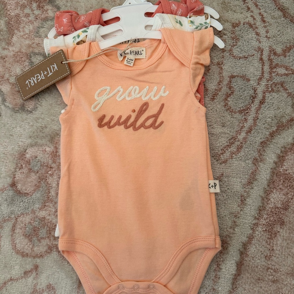 3 pack baby romper onesie